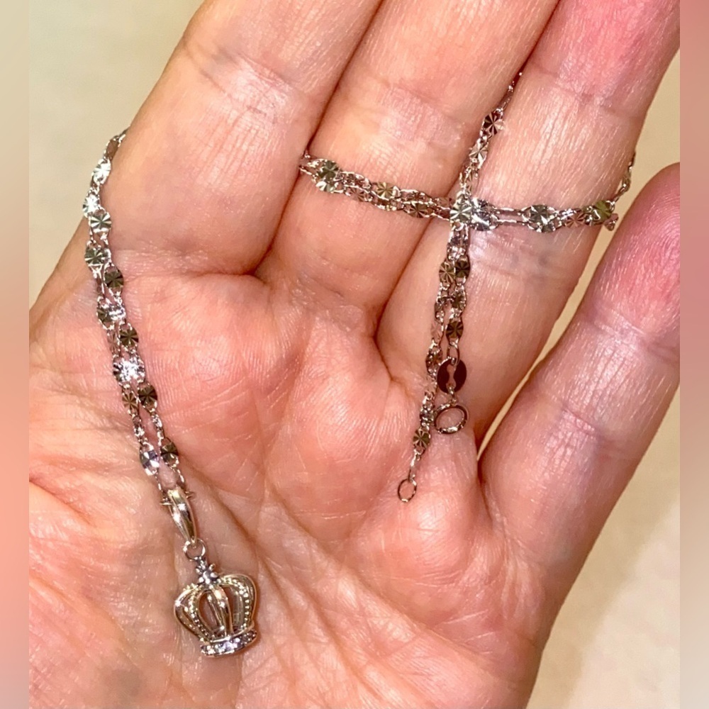 👑 Kings Crown 👑 necklace. Italian 925 silver 💥